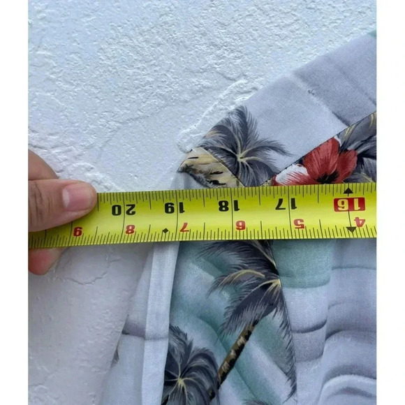 Blue Hawaii Mens Short Sleeve Collared Button Down Coconut Print Shirts Sz L - Picture 4 of 10